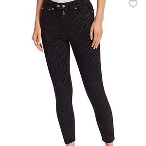 Rag & bone | Nina High-Rise Zebra-Stripe Ankle Skinny Jeans